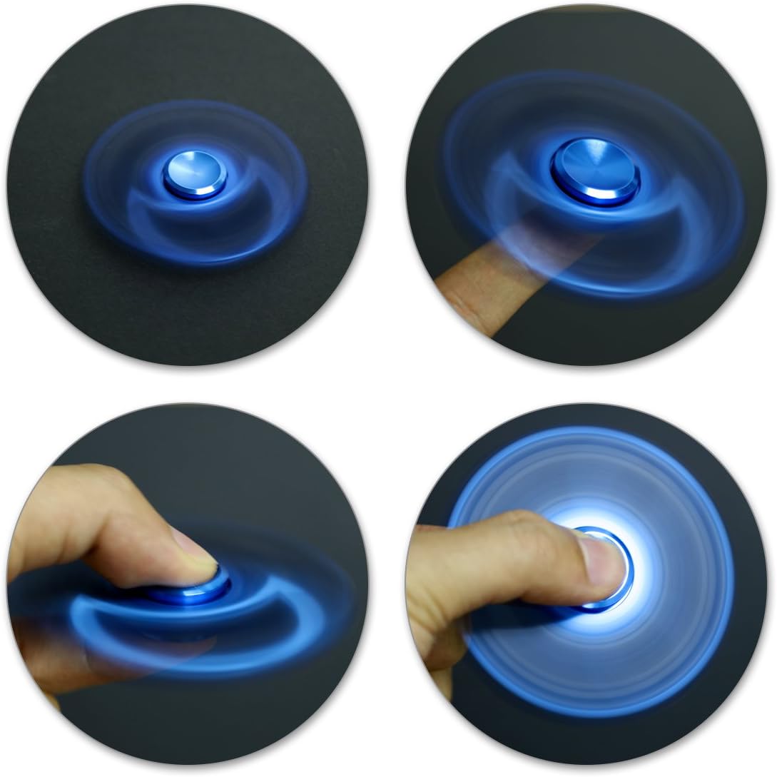 Fidget Spinner Toy Ultra Durable Stainless Steel Bearing High Speed 2-5 Min